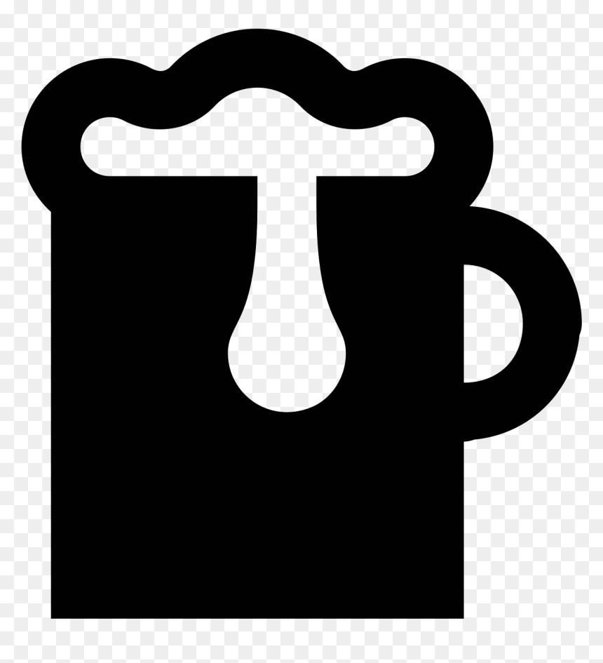 A Beer Icon Will Be A Cup Or Mug And The Mug Will - Mug, HD Png Download - beer icon png