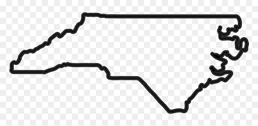 Stamp Outline Png - Transparent North Carolina Outline, Png Download - north carolina outline png