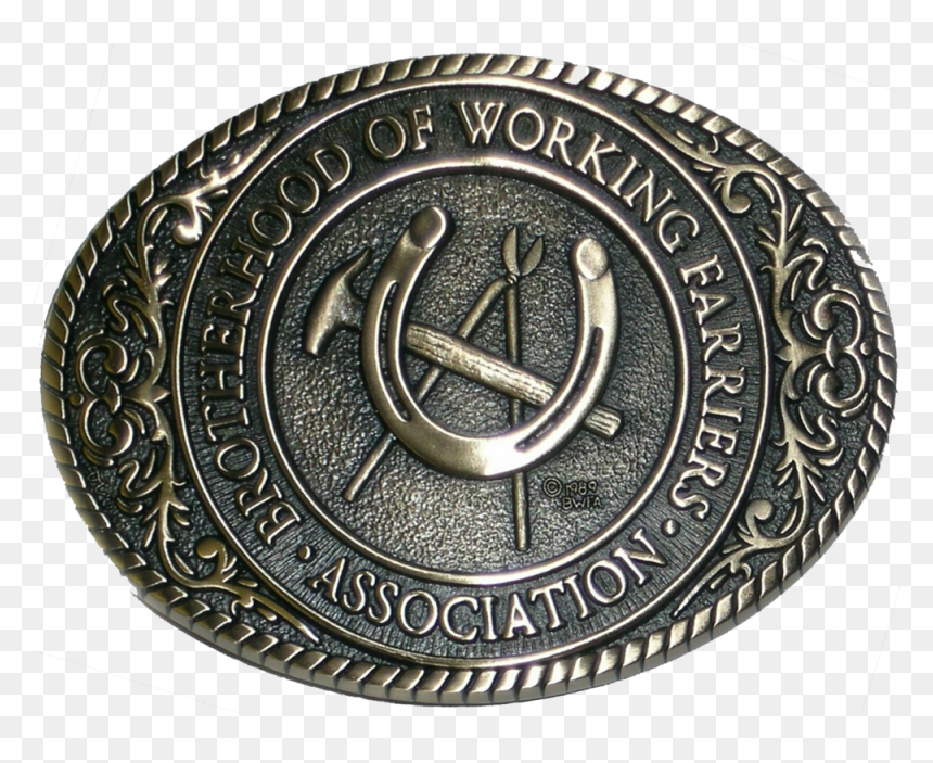 Bwfa Belt Buckle - Farrier Belt Buckle, HD Png Download - gucci belt png