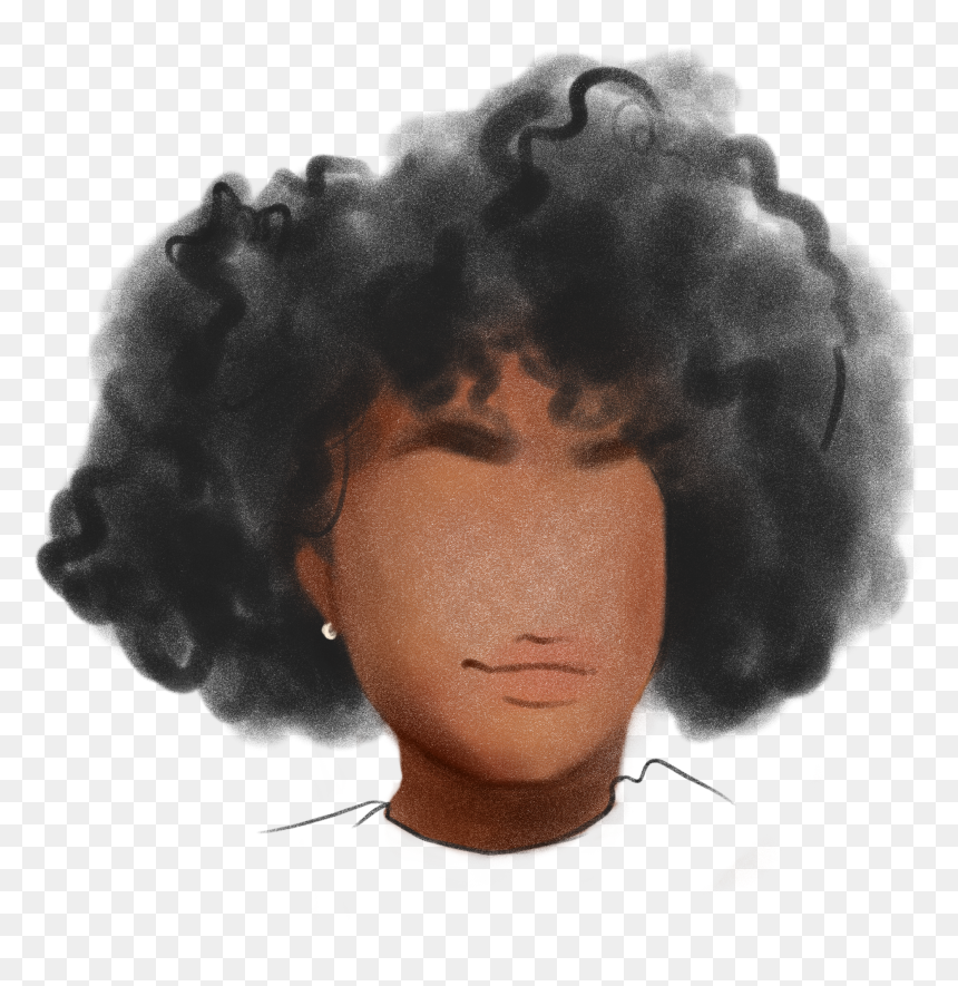 Lace Wig, HD Png Download - afro hair png