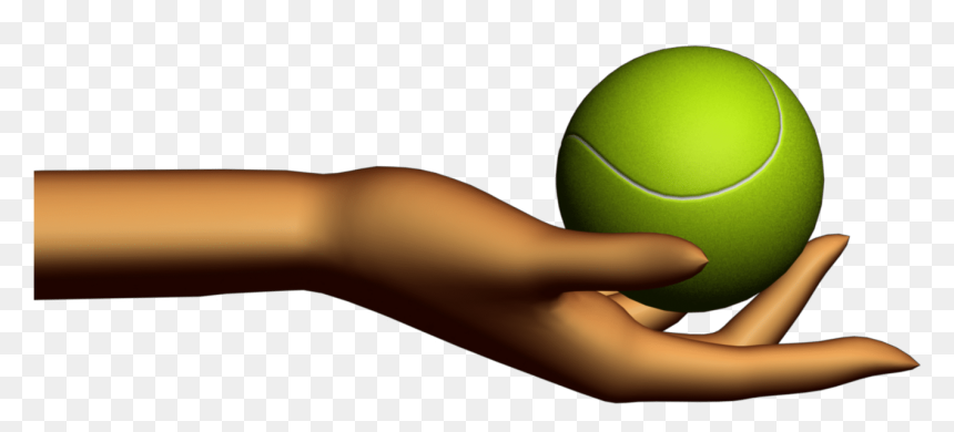 Sports Themed Video Clipart With Abstract Hand Holding - Hand Holding Ball Clipart, HD Png Download - vignette png 1920x1080