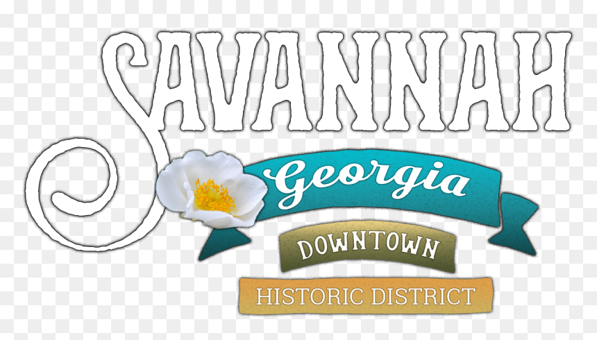 Savannah Ga Png - Savannah Historic District Logo, Transparent Png - georgia outline png