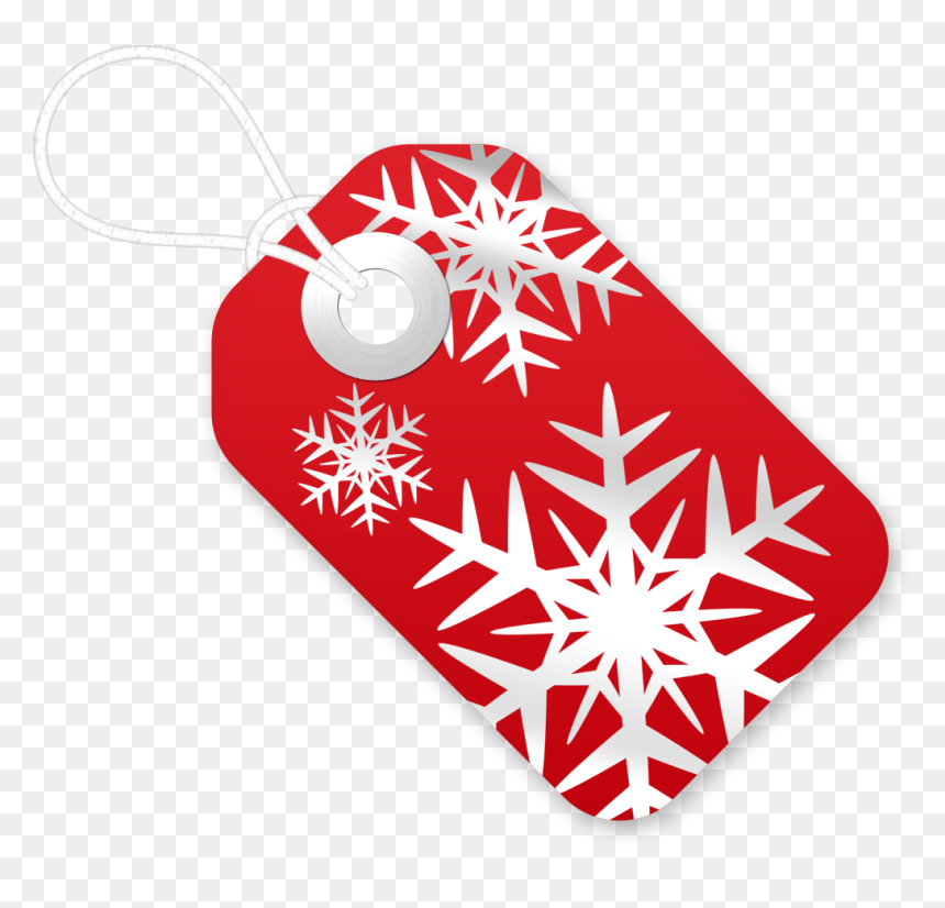 Tag - Christmas Gift Tag Png, Transparent Png - red tag png