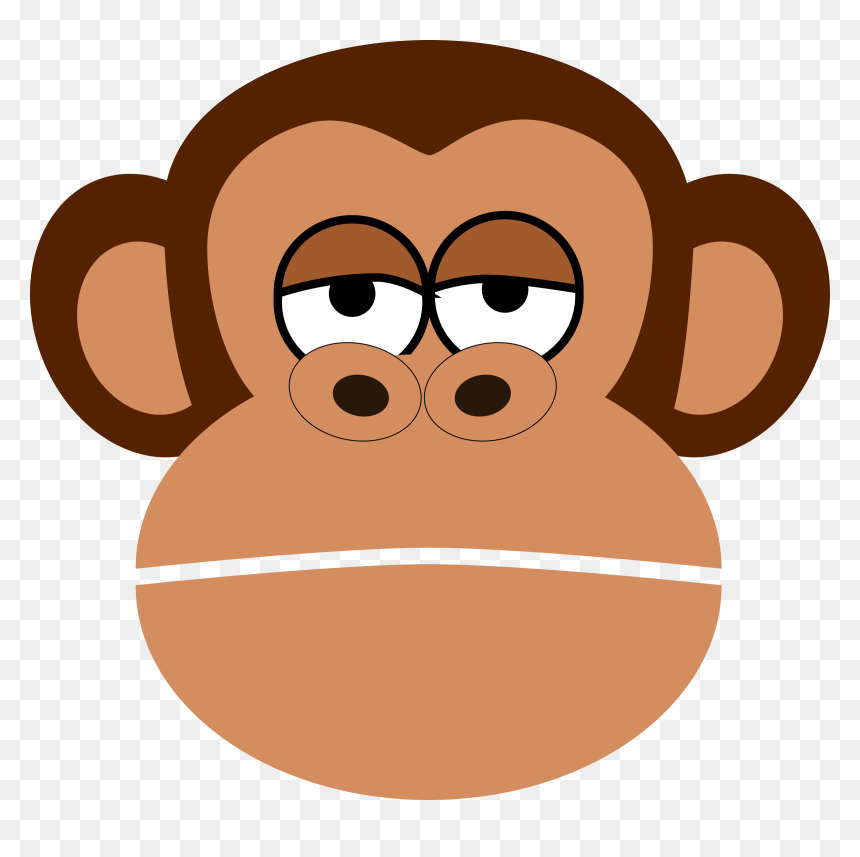 Mono Monkey Clip Arts - Chimp Clipart, HD Png Download - baby monkey png