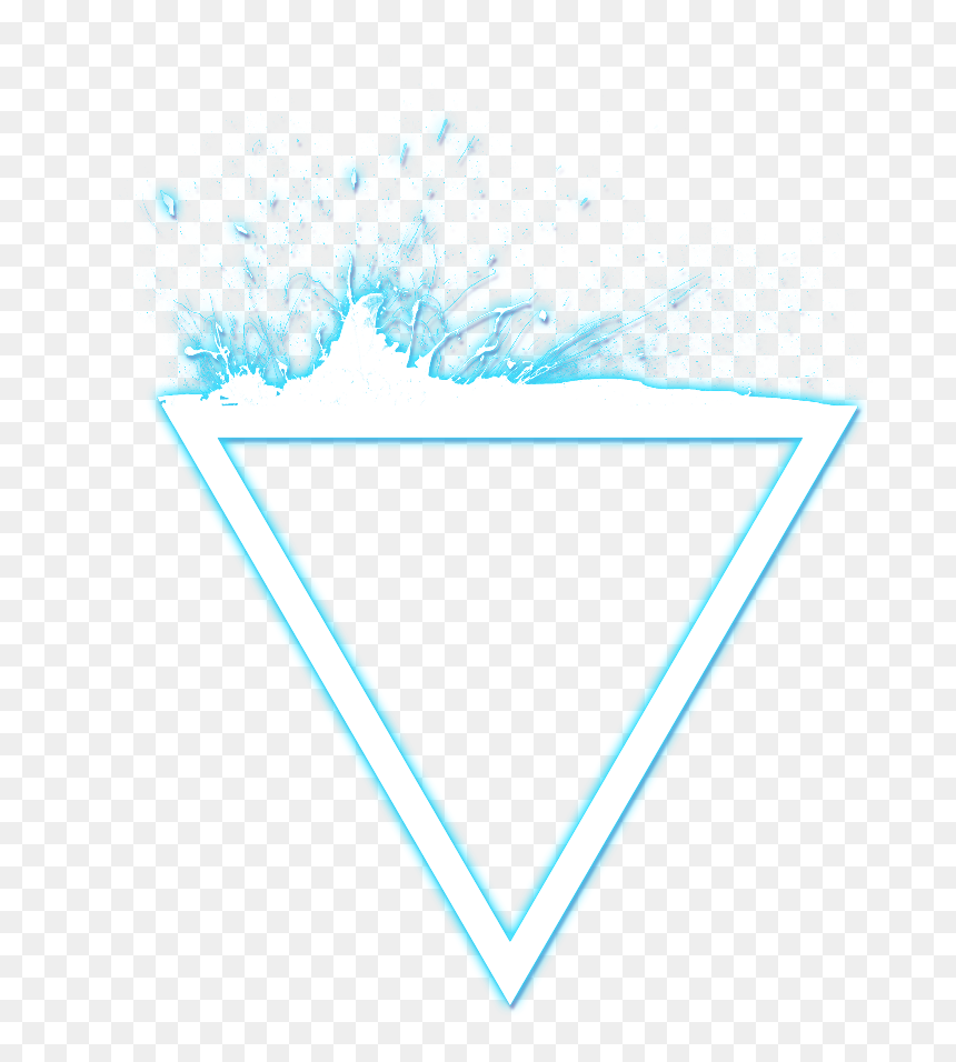 T⃤ R⃤ I⃤ A⃤ N⃤ G⃤ L⃤ E⃤ Triangle Neon Grunge Splatte - Triangle, HD Png Download - grunge banner png