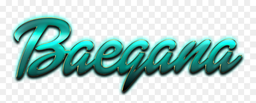 Baegana Heart Name Transparent Png - Graphic Design, Png Download - salt bae png