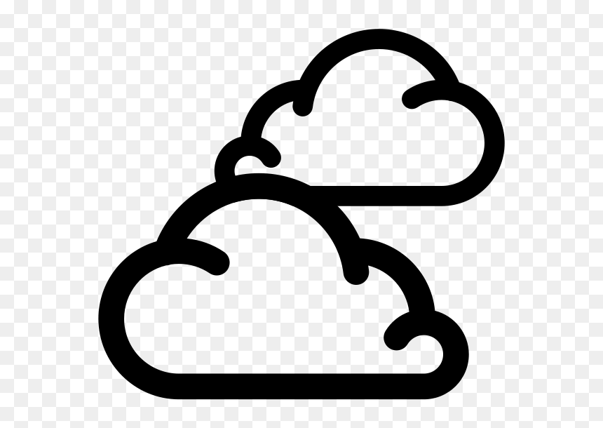 Simple Weather Icons2 Cloudy - Cloudy Weather Icon Png, Transparent Png - weather icon png
