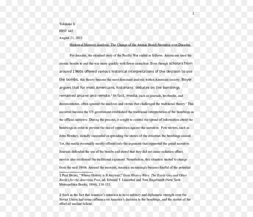 Document, HD Png Download - atomic bomb png