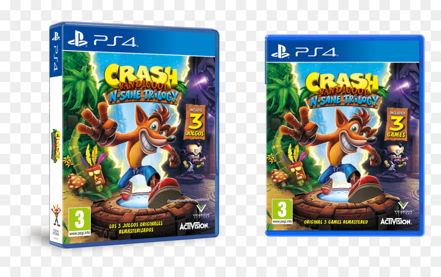 Crash Bandicoot N - Ps4 Crash Bandicoot Pal, HD Png Download - crash png
