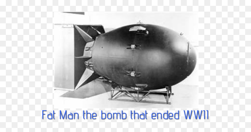 Fat Man Nuke Ww2, HD Png Download - atomic bomb png