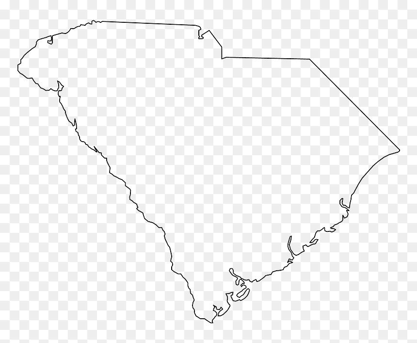 Line Art, HD Png Download - north carolina outline png