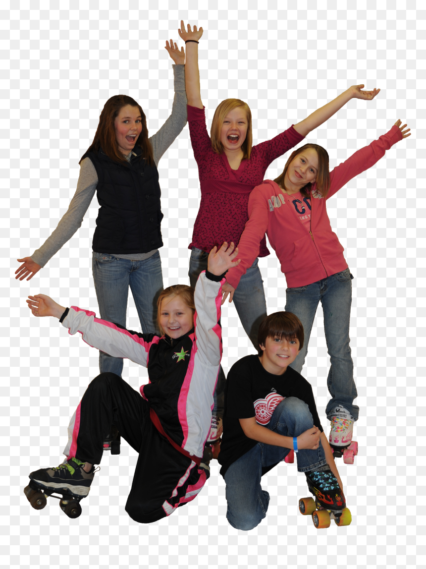 Transparent Roller Skate Png - Kids Roller Skating, Png Download - roller skate png