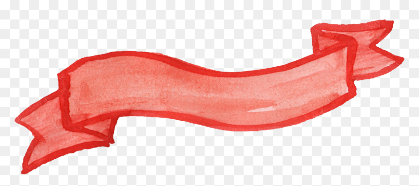 Thumb Image - Banner Ribbon Png Watercolor, Transparent Png - ribon png