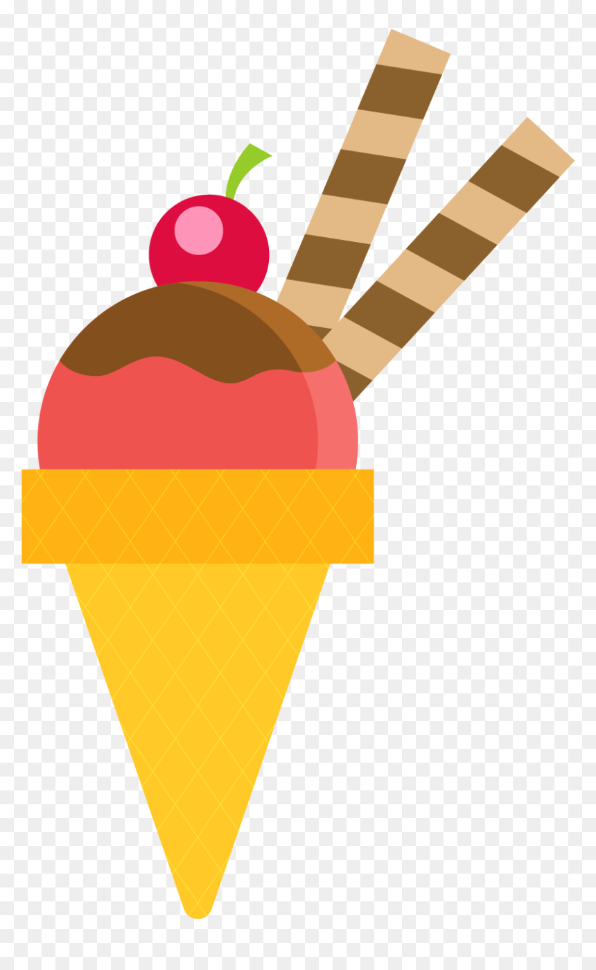 Ice Cream Cone, HD Png Download - ice cream clipart png