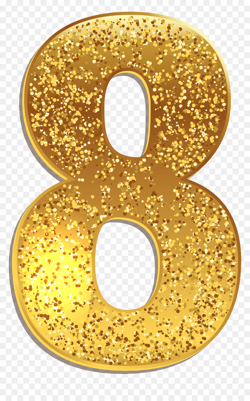 Silver Shine Crown Clipart Clipart Free Library Number - Transparent Gold Numbers Png, Png Download - gold shine png