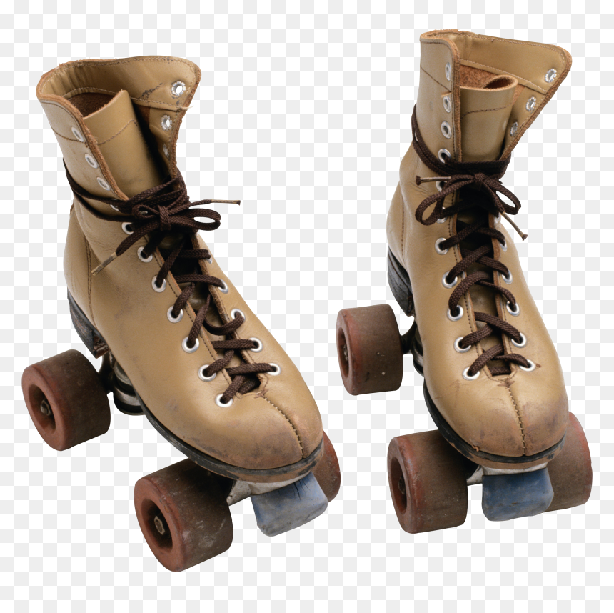 Roller Skates Png - Brown Roller Skates Transparent, Png Download - roller skate png
