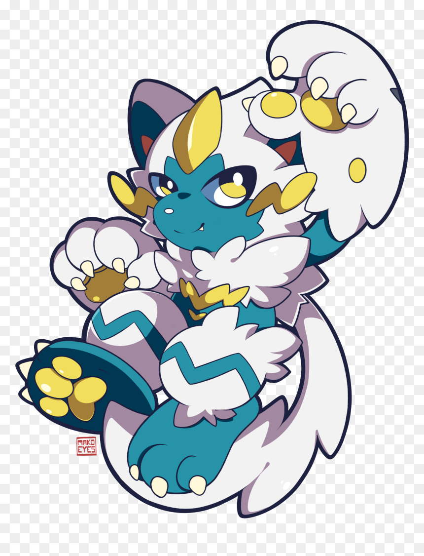 Shiny Zeraora, HD Png Download - shiny eyes png