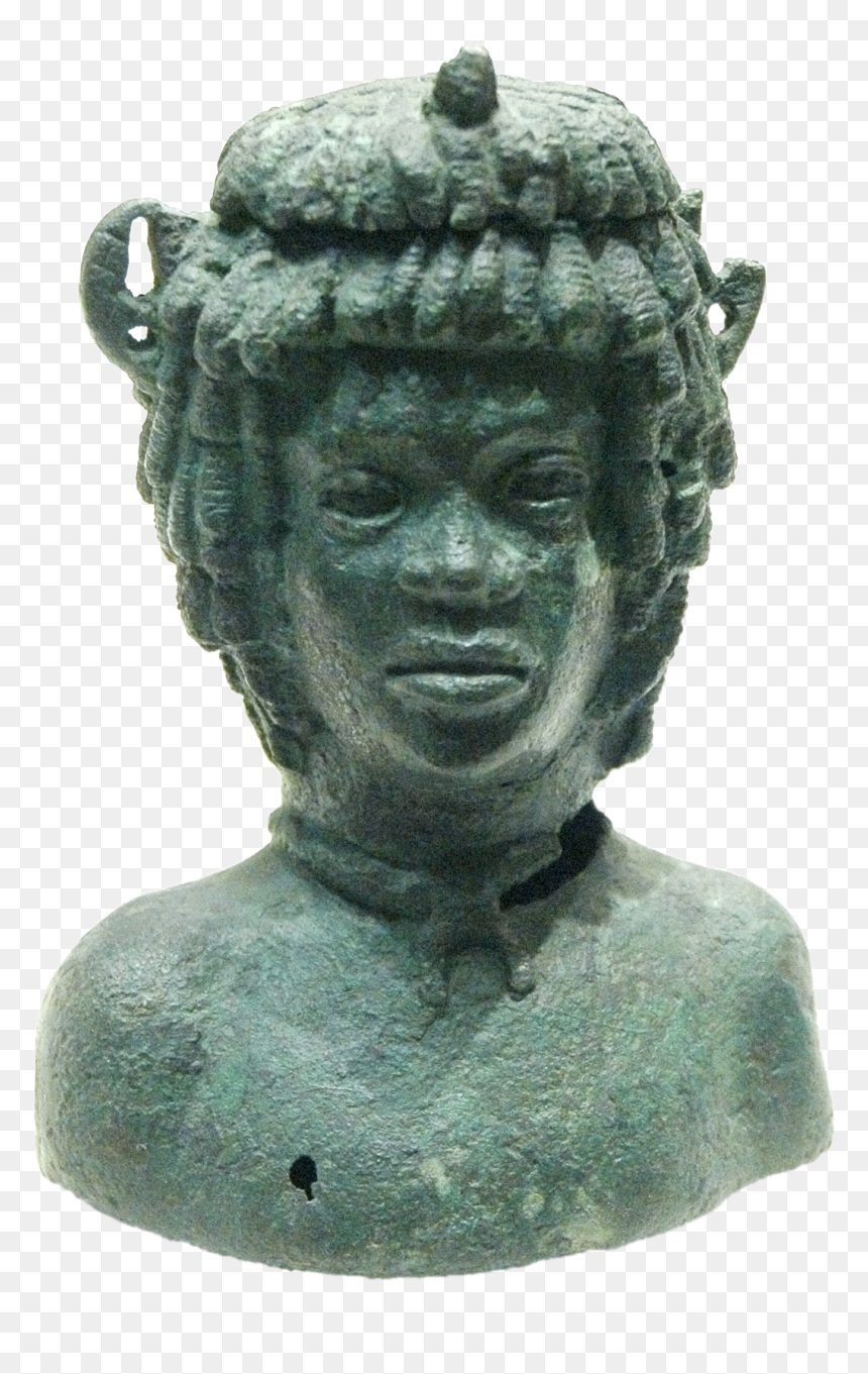 Head Black Youth Louvre Br2946-2 - Bust, HD Png Download - roman bust png