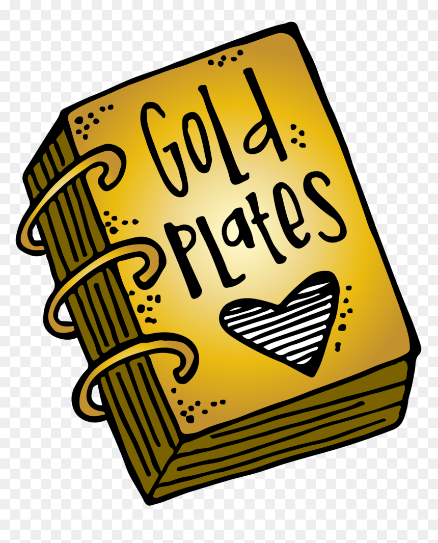 Lds Clipart Golden Plate, Lds Golden Plate Transparent - Lds Golden Plates Clipart, HD Png Download - gold plate png