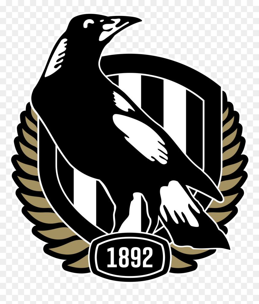 Hawk Claw Football Png Clipart Freeuse Download - Collingwood Magpies, Transparent Png - football png clipart