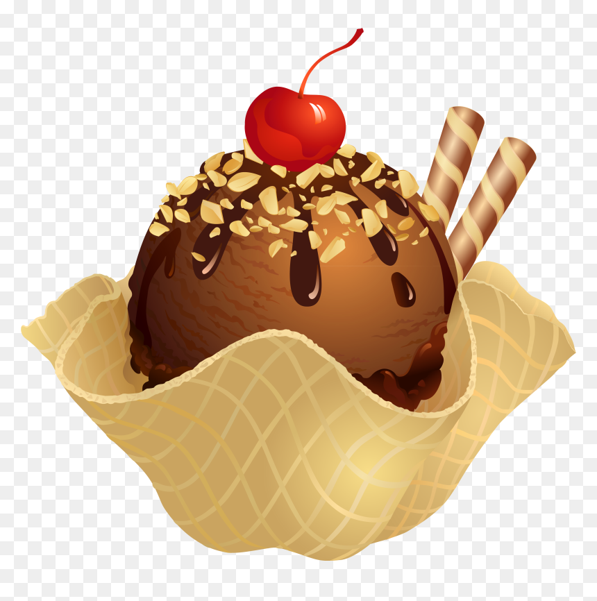 Icecream Clipart Chocolate - Chocolate Ice Creams Png, Transparent Png - ice cream clipart png