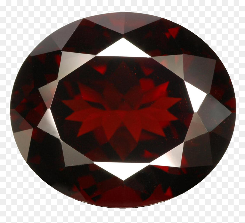 Indian Red Normal Color Garnet - Garnet Gemstone, HD Png Download - garnet png