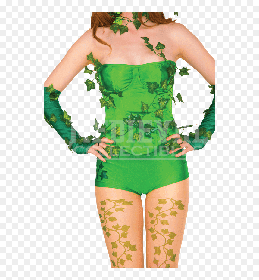 Deluxe Poison Ivy Corset , Png Download - Poison Ivy Costume, Transparent Png - poison ivy png