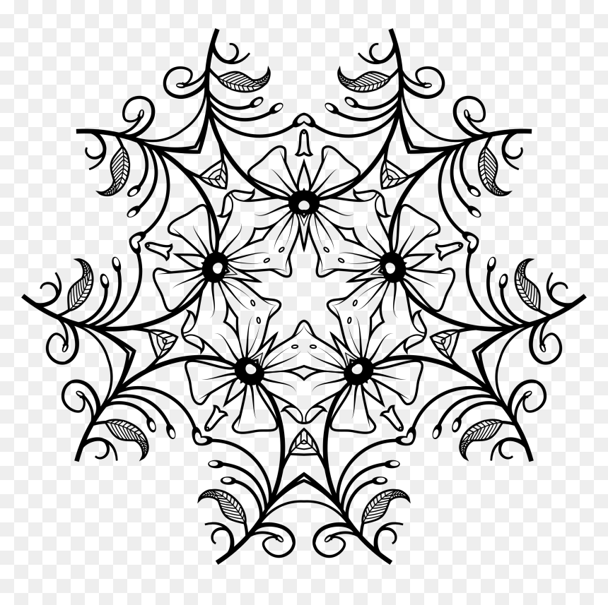 Black And White Crown Design Clipart Graphic Library - Art Design Black And White Png, Transparent Png - black design png