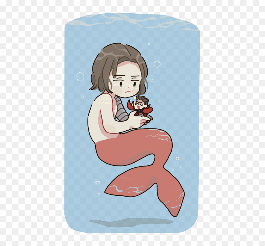 Bucky Barnes Au Mermaid , Png Download - Bucky Barnes Mermaid Au, Transparent Png - bucky barnes png