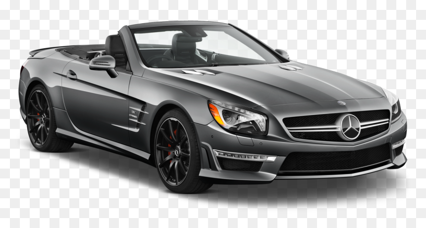 Dark Silver Mercedes Benz Sl 2014 Car Png Clipart - Mercedes Car Clipart, Transparent Png - mercedes png
