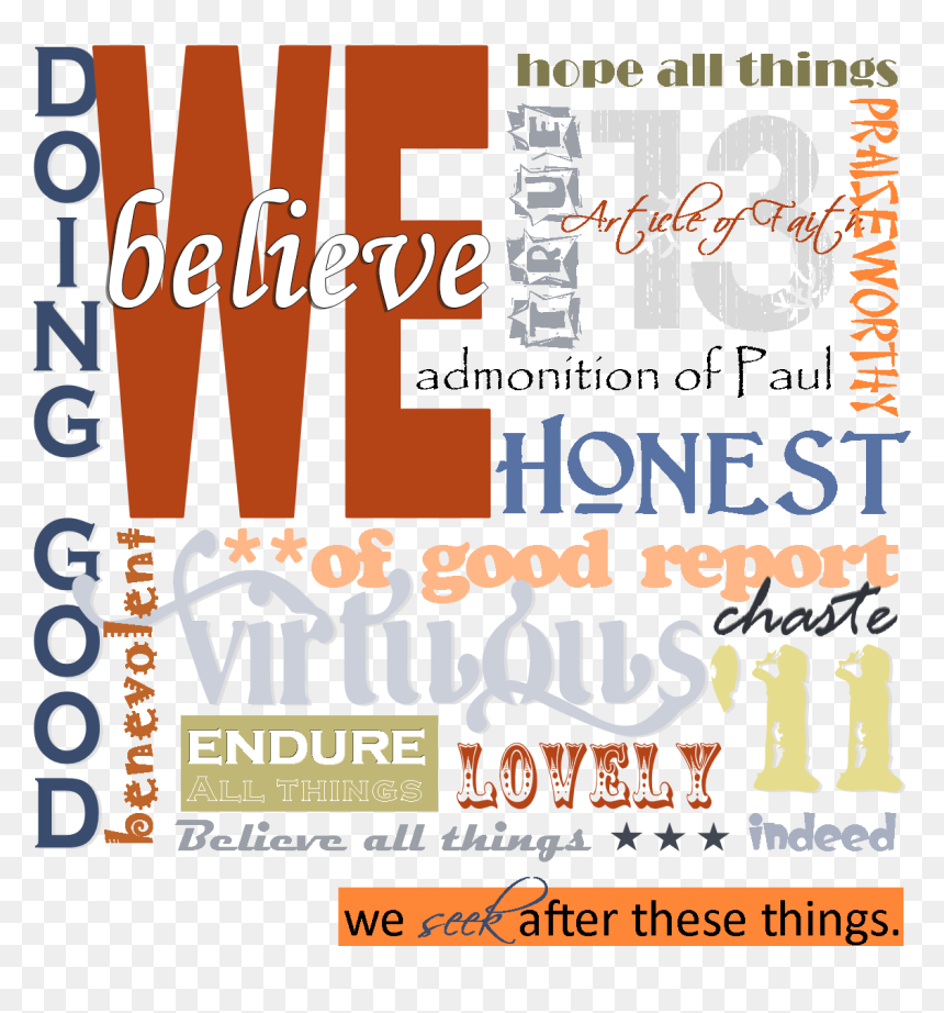 Articles Of Faith Png - Poster, Transparent Png - faith png