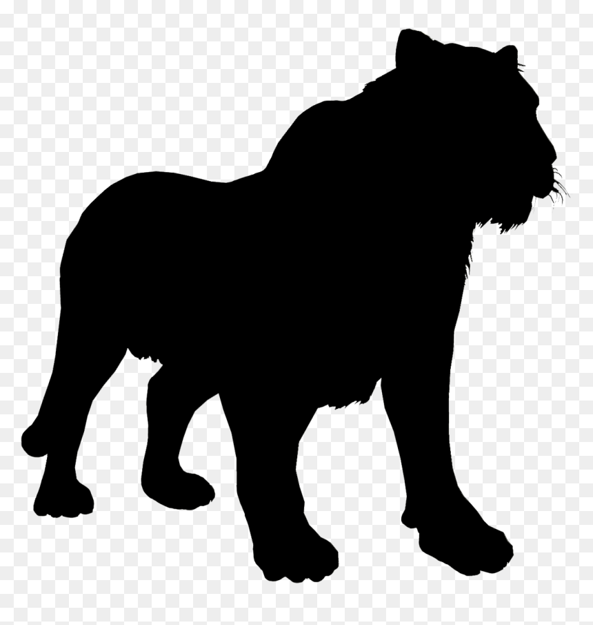 Masai Lion, HD Png Download - lion silhouette png