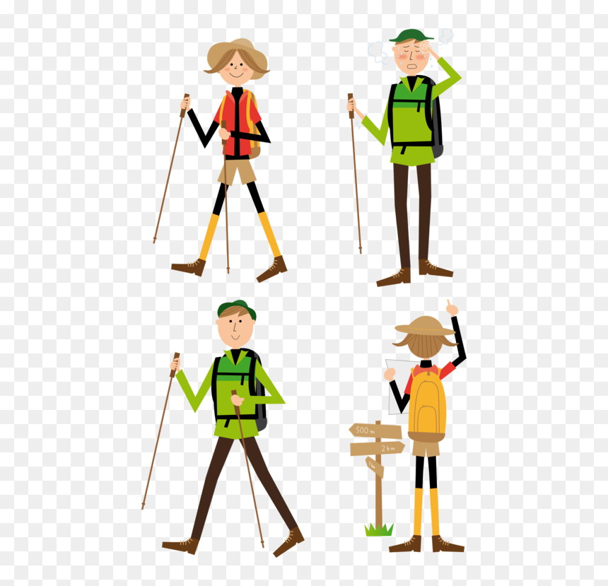 Standing,human Behavior,easel - Hiking Drawing, HD Png Download - easel png