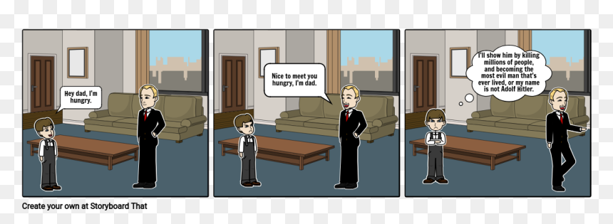 Raisin In The Sun Beneatha Gets Slapped, HD Png Download - adolf hitler png