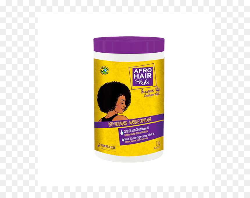 Embelleze Afro Hair Mask 1kg - Graphic Design, HD Png Download - afro hair png