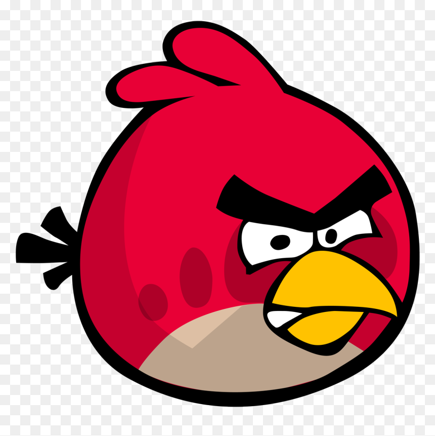 Transparent Anger Clipart - Angry Bird Vector Png, Png Download - anger png