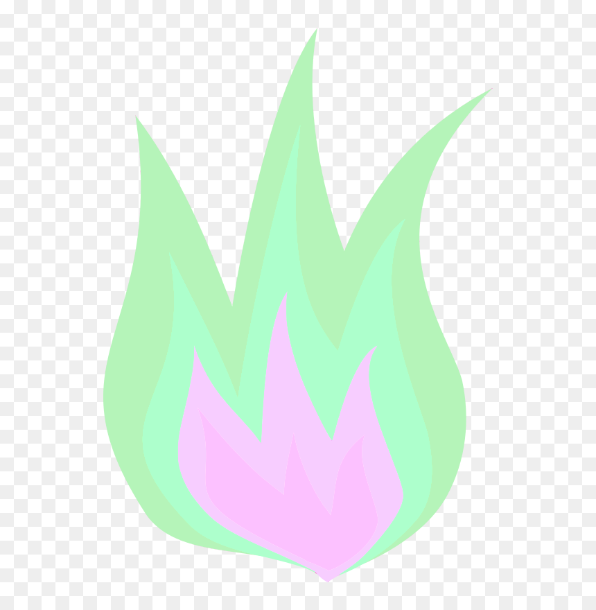 Hideous Fire - Illustration, HD Png Download - green flames png