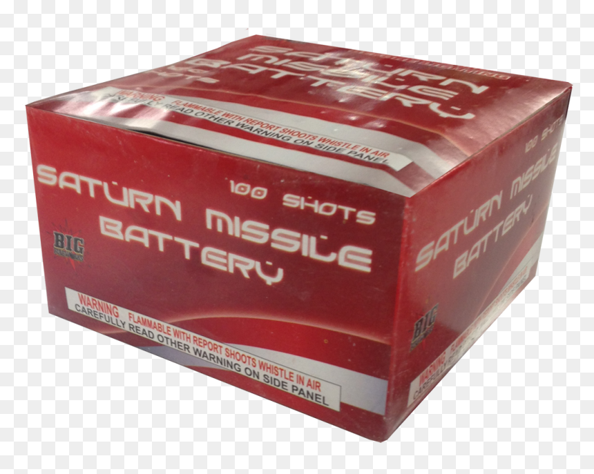 100 Shot Saturn Missle - Box, HD Png Download - missle png