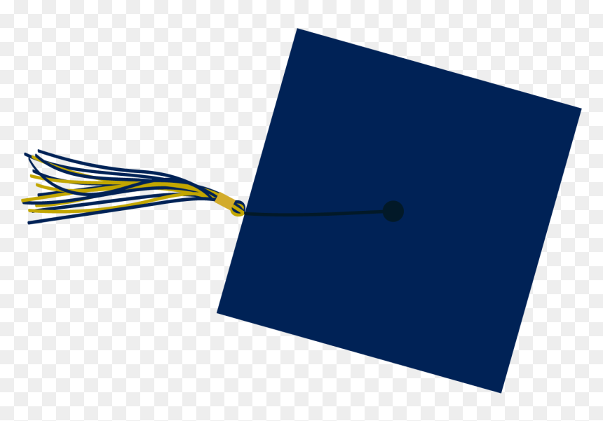 Cap, Gown & Tassel Free With Package - Blue Cap Gold Tassel 2019, HD Png Download - tassel png
