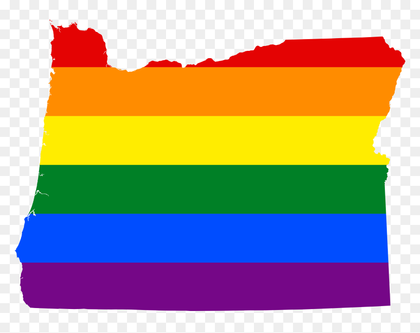 Lgbt Oregon, HD Png Download - gay flag png