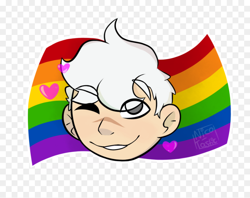 Love Everyone, Gay Pride, Lgbt, Gender, Music Genre - Love Lgbt Cartoon, HD Png Download - gay flag png