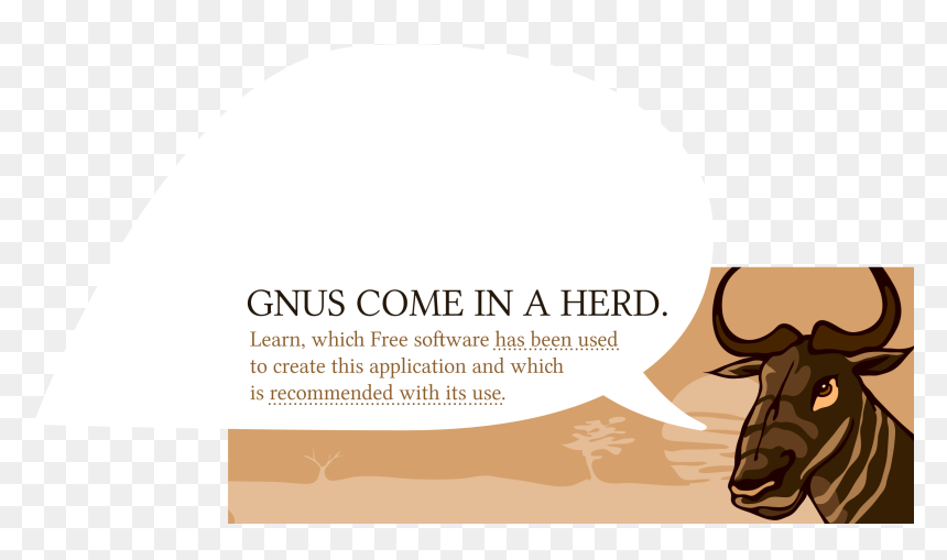 Gnu Speaking Clip Arts - Wildebeest, HD Png Download - speaking png