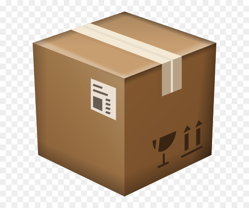 Emoji Carton Png, Transparent Png - package png