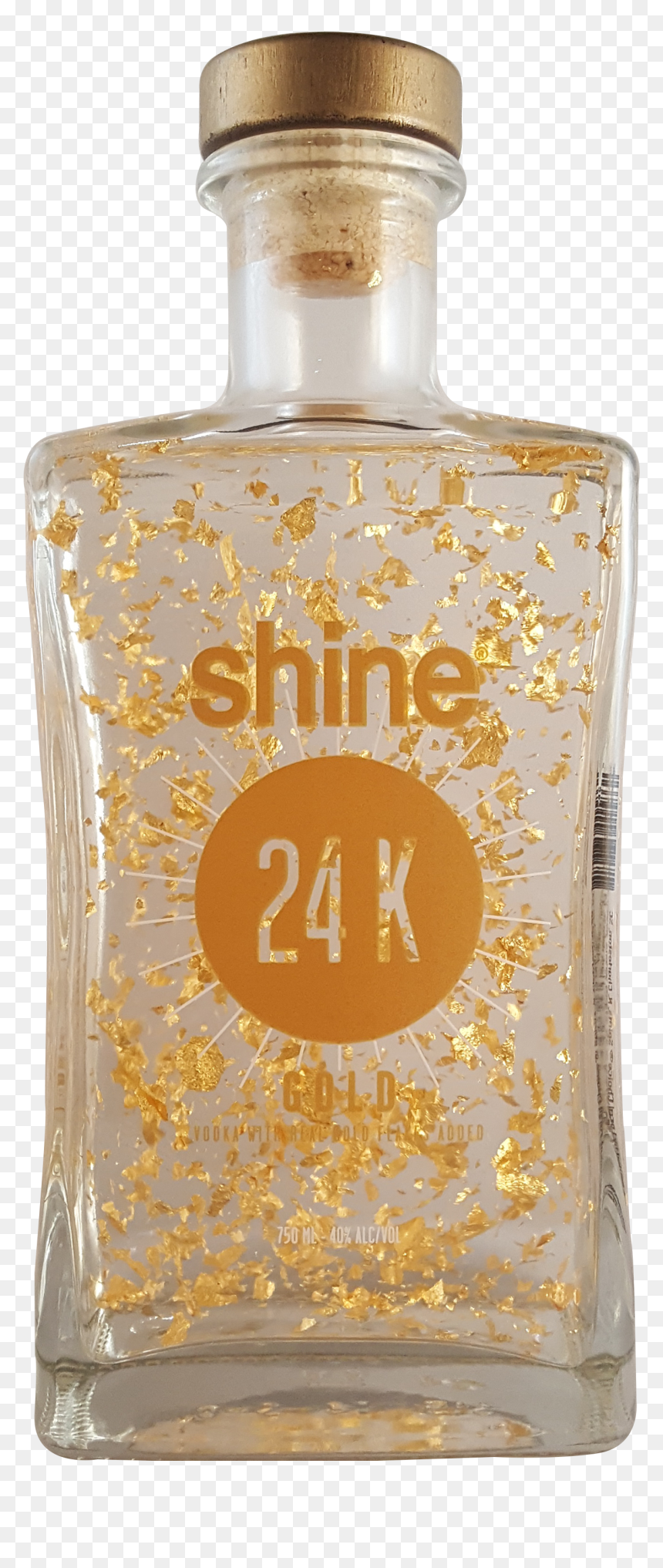 Glass Bottle, HD Png Download - gold shine png
