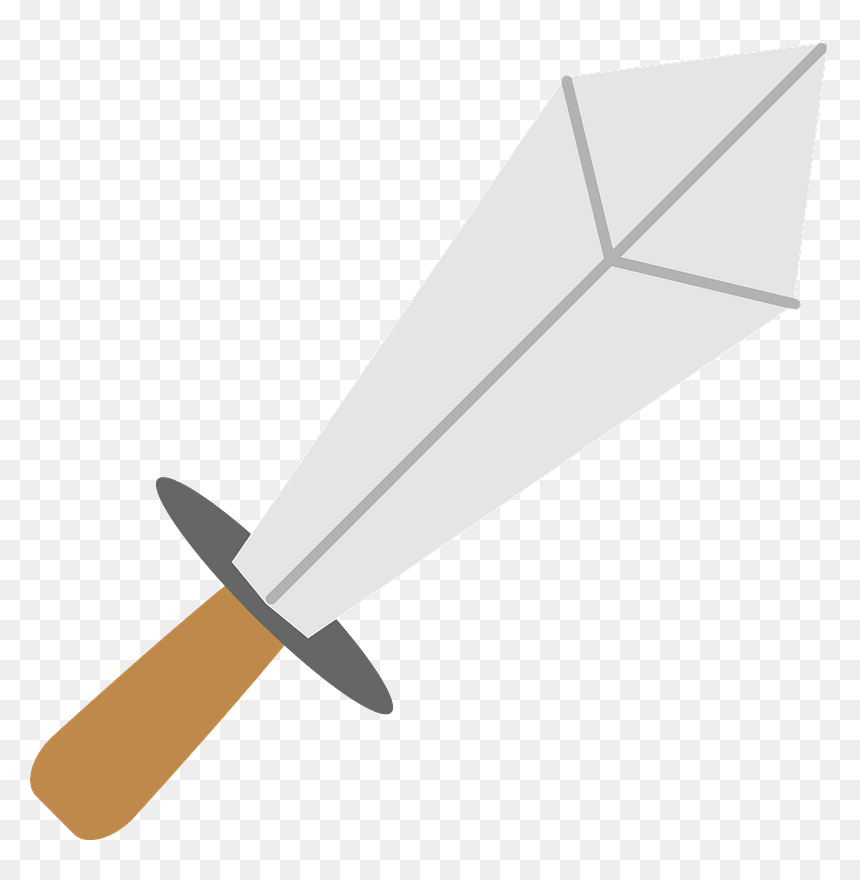 Sword Bladed Weapon Clipart - Sword, HD Png Download - sword clipart png