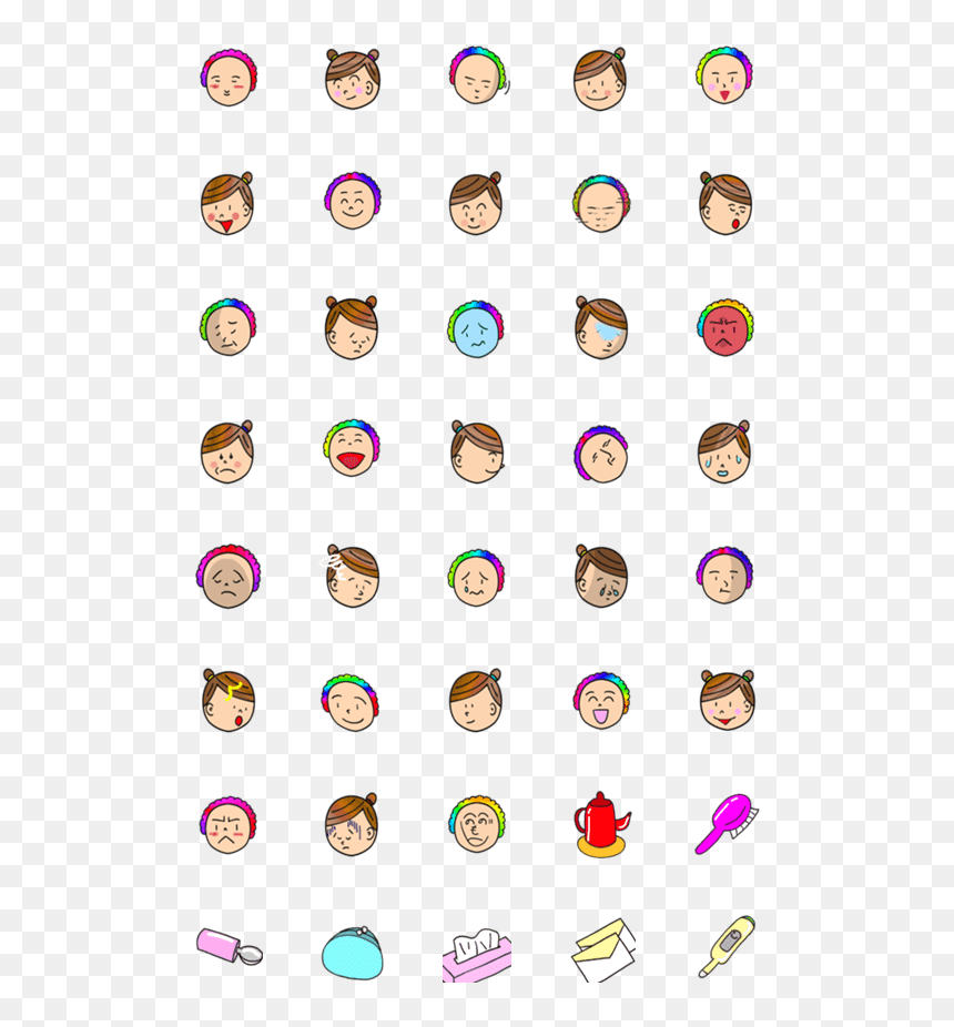 Emoji, HD Png Download - afro hair png