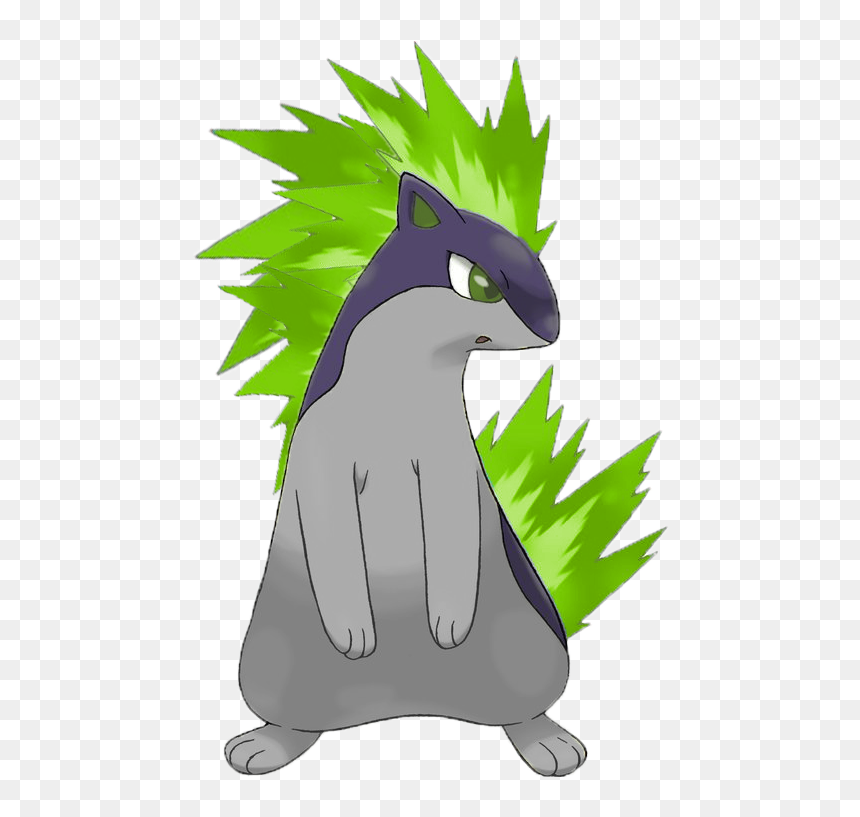 Wasteland Quilava Fire/poison - Pokemon Quilava, HD Png Download - green flames png