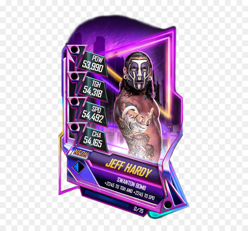 Becky Lynch Wwe Supercard, HD Png Download - jeff hardy png