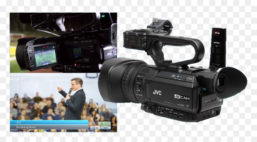4k Camcorder , Png Download - Jvc Gy Hm170u Ultra 4k, Transparent Png - camcorder png