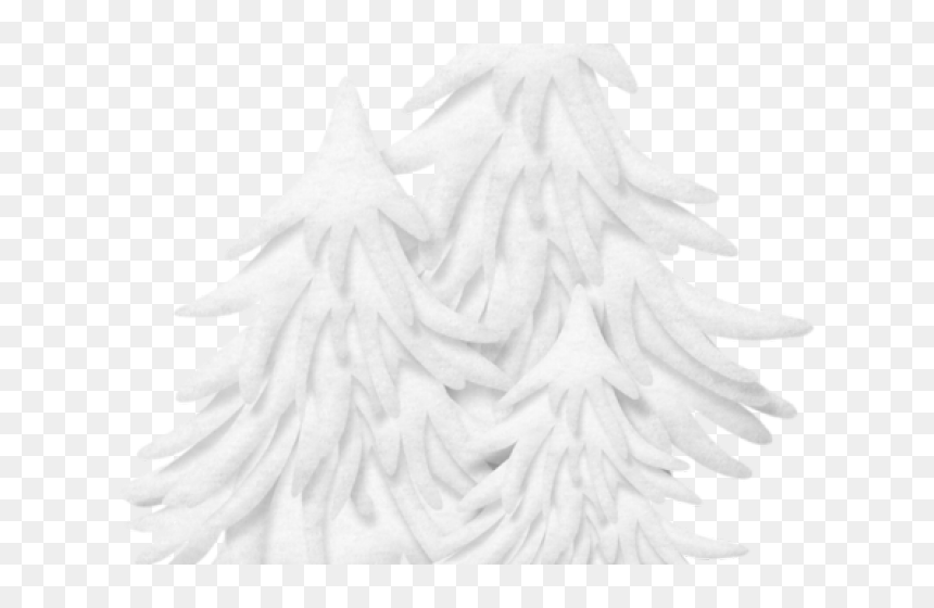 Snow Clipart Christmas Tree - Christmas Tree, HD Png Download - snow tree png